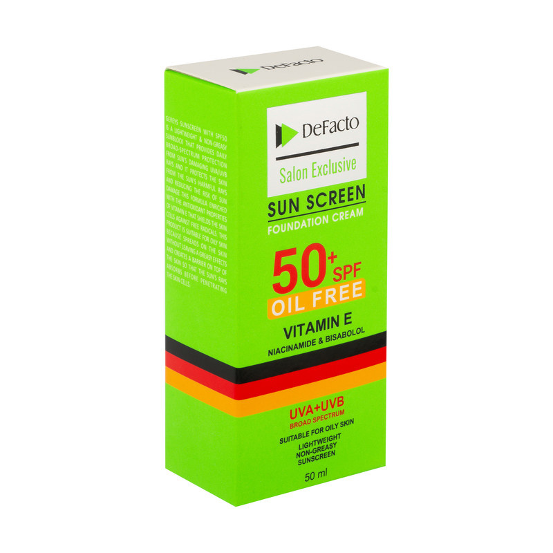 کرم ضد آفتاب رنگی صورت دیفکتو SPF 50 مدل 02 حجم 50 میلیلیتر