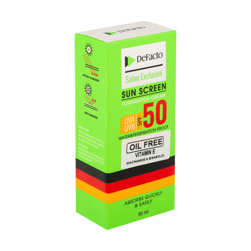 کرم ضد آفتاب رنگی صورت دیفکتو SPF 50 مدل 01 حجم 50 میلیلیتر کرم ضد آفتاب رنگی صورت دیفکتو SPF 50 مدل 01 حجم 50 میلیلیتر