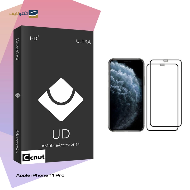 gallery-گلس گوشی سامسونگ Galaxy A12 کوکونات مدل UD Black copy.png