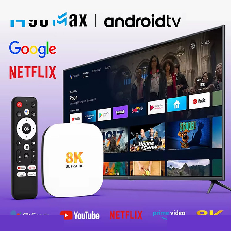 اندرویدباکس اچ96 مدل M2 Plus حافظه 128 گیگ