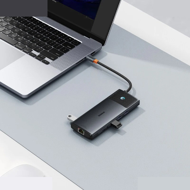 هاب 11 پورت USB-C بیسوس مدل BS-OH098 هاب 11 پورت USB-C بیسوس مدل BS-OH098