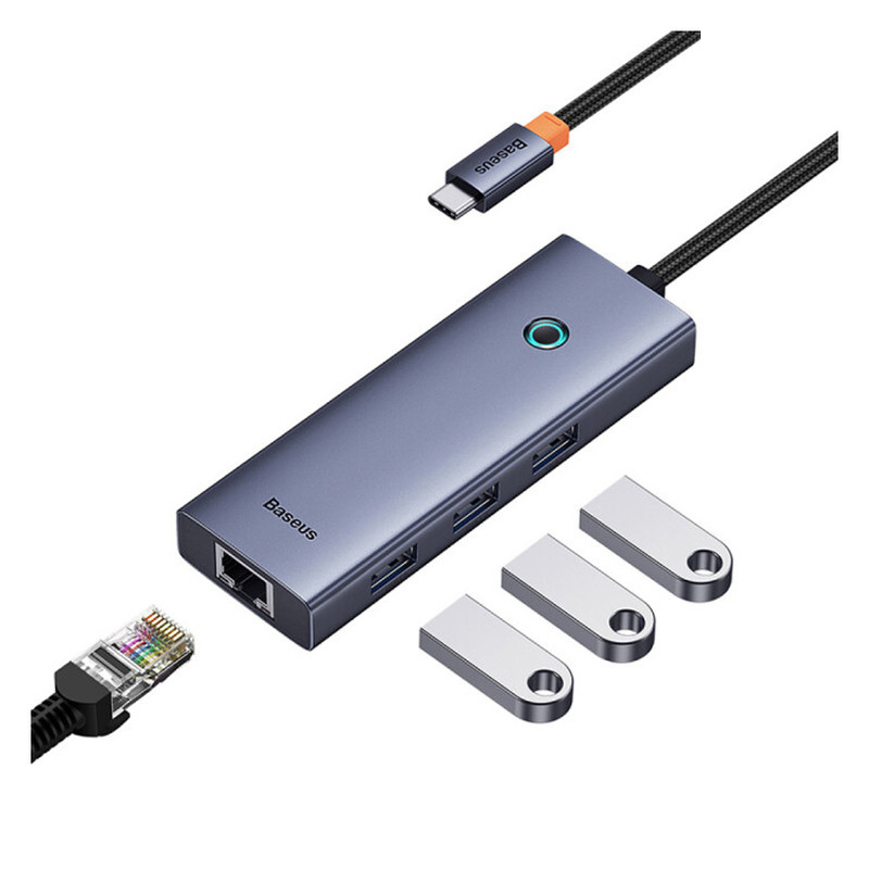 هاب 4 پورت USB-C بیسوس مدل B0005280A813 هاب 4 پورت USB-C بیسوس مدل B0005280A813