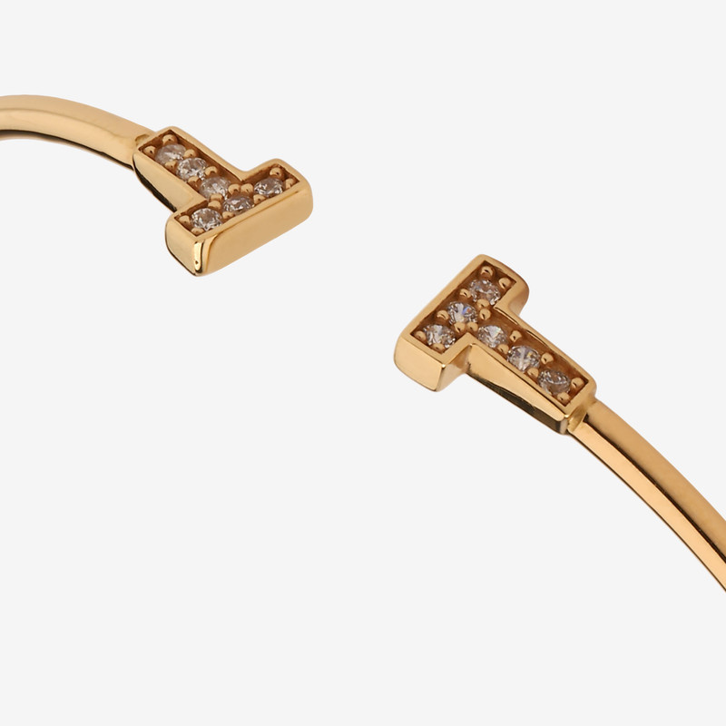 بنگل طلا 18 عیار زنانه ماوی گالری مدل تیفانی