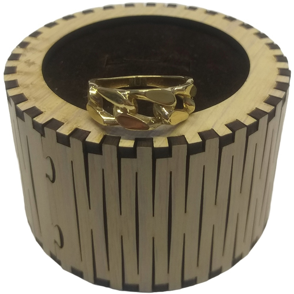 انگشتر طلا 18 عیار زنانه کارتیر سایز 55-56 کد 379