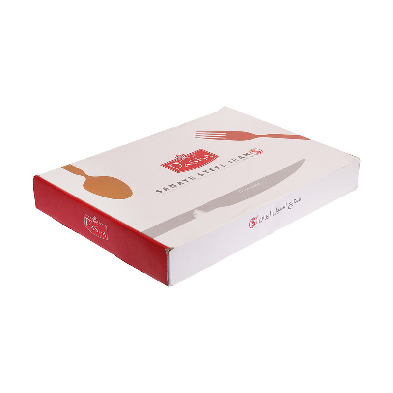 سرویس قاشق و چنگال 32 پارچه 6 نفره صنایع استیل ایران مدل مدیوم پارما سرویس قاشق و چنگال 32 پارچه 6 نفره صنایع استیل ایران مدل مدیوم پارما