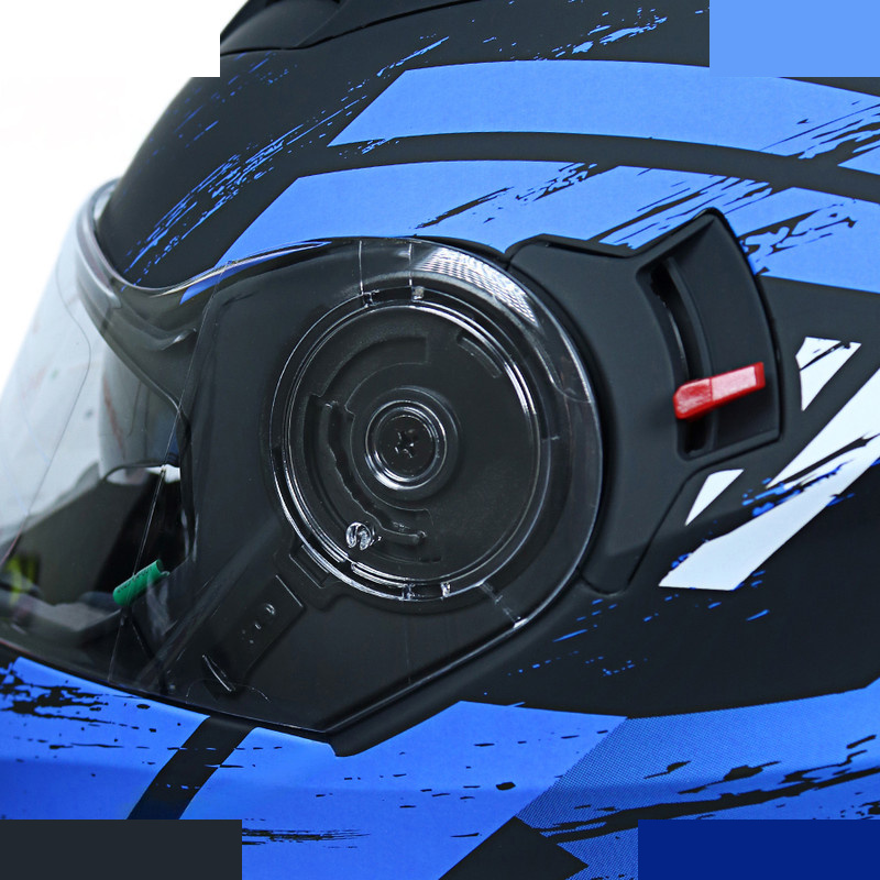 کلاه کاسکت ردلاین مدل فک ثابت 922+blk blu