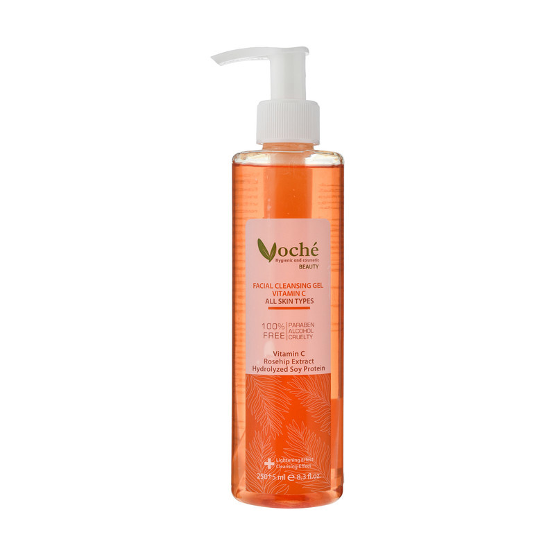 ژل شستوشوی صورت وچه مدل VITAMIN C مناسب برای انواع پوست حجم 250 میلیلیتر ژل شستوشوی صورت وچه مدل VITAMIN C مناسب برای انواع پوست حجم 250 میلیلیتر