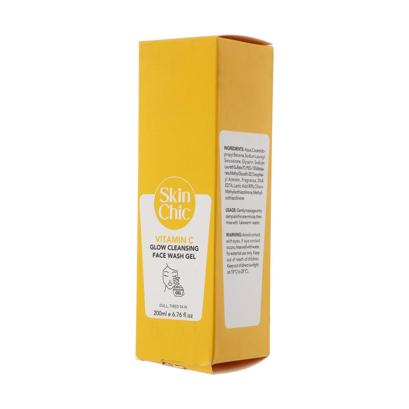 ژل شست شوی صورت اسکین شیک مدل Vitamin C حجم 200 میلی لیتر ژل شست شوی صورت اسکین شیک مدل Vitamin C حجم 200 میلی لیتر