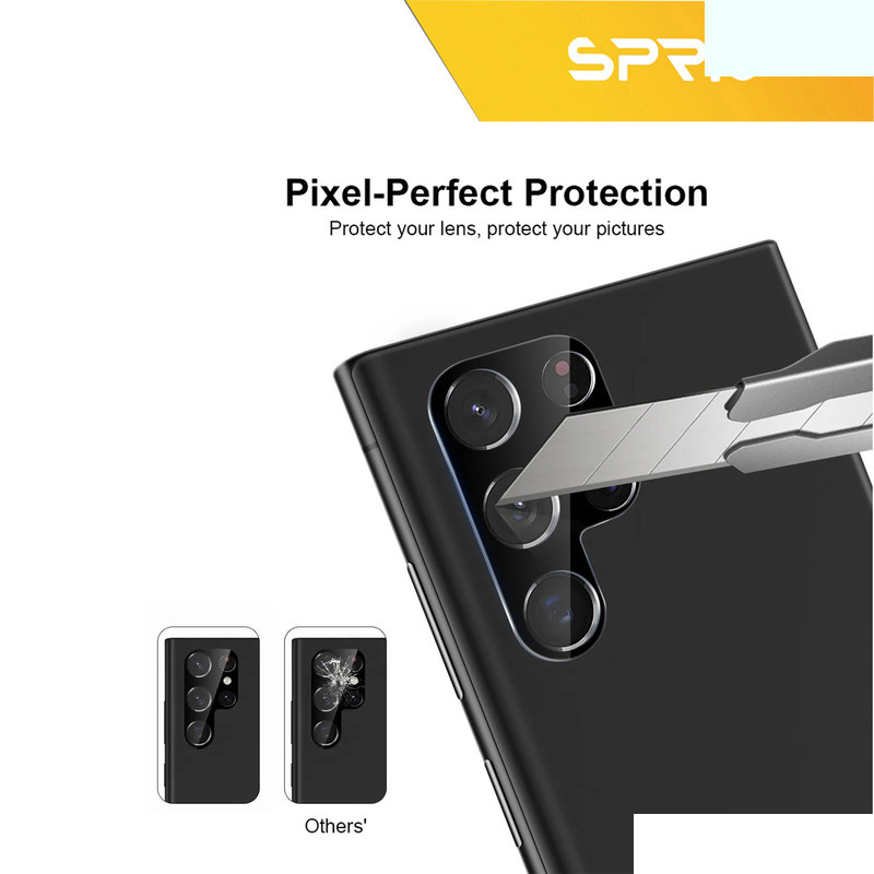 محافظ لنز دوربین اسپریگ مدل 3D SP مناسب برای گوشی موبایل سامسونگ Galaxy S23 Ultra محافظ لنز دوربین اسپریگ مدل 3D SP مناسب برای گوشی موبایل سامسونگ Galaxy S23 Ultra