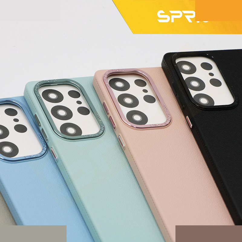 کاور اسپریگ مدل Leather Skin مناسب برای گوشی موبایل سامسونگ Galaxy S25 Ultra کاور اسپریگ مدل Leather Skin مناسب برای گوشی موبایل سامسونگ Galaxy S25 Ultra