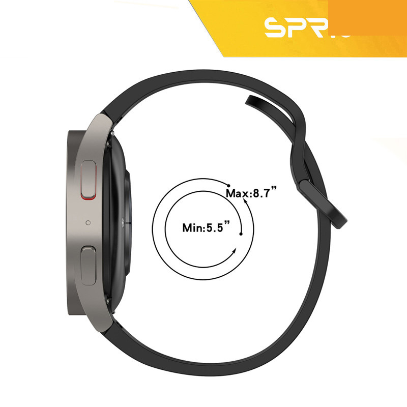 بند اسپریگ مدل Silic slick مناسب برای ساعت هوشمند سامسونگ Galaxy Watch 4/5/6/7/FE size 40/43/44/46/47mm بند اسپریگ مدل Silic slick مناسب برای ساعت هوشمند سامسونگ Galaxy Watch 4/5/6/7/FE size 40/43/44/46/47mm