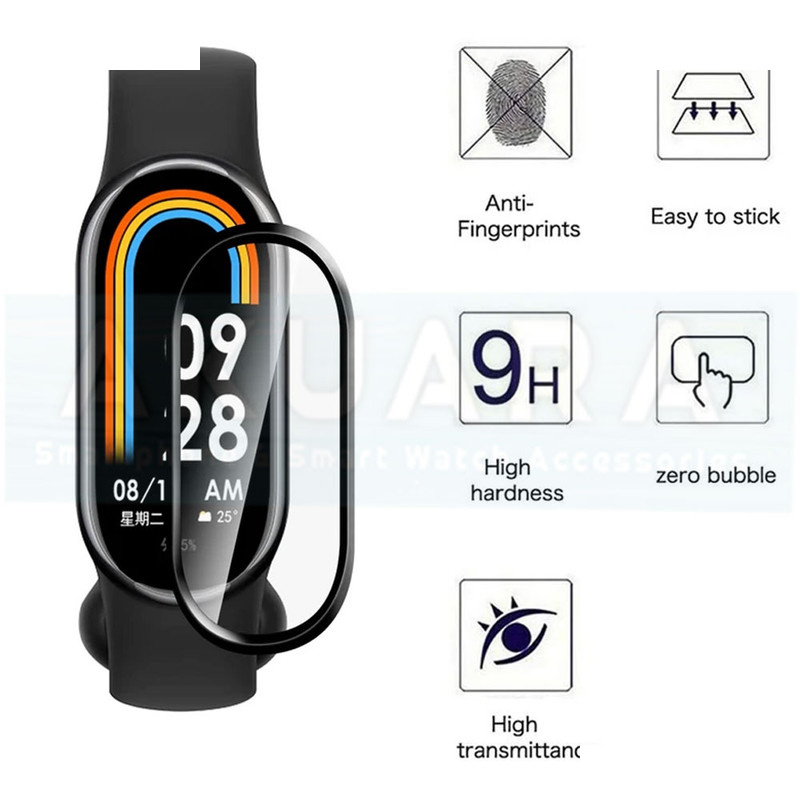 محافظ صفحه نمایش آکوآرا مدل PMMA مناسب برای ساعت هوشمند شیائومی Mi Band 5 12mm بسته دو عددی محافظ صفحه نمایش آکوآرا مدل PMMA مناسب برای ساعت هوشمند شیائومی Mi Band 5 12mm بسته دو عددی