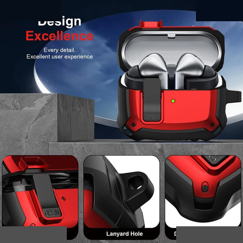 کاور آکوآرا مدل LockShell مناسب برای کیس سامسونگ Galaxy Buds 3 FE کاور آکوآرا مدل LockShell مناسب برای کیس سامسونگ Galaxy Buds 3 FE