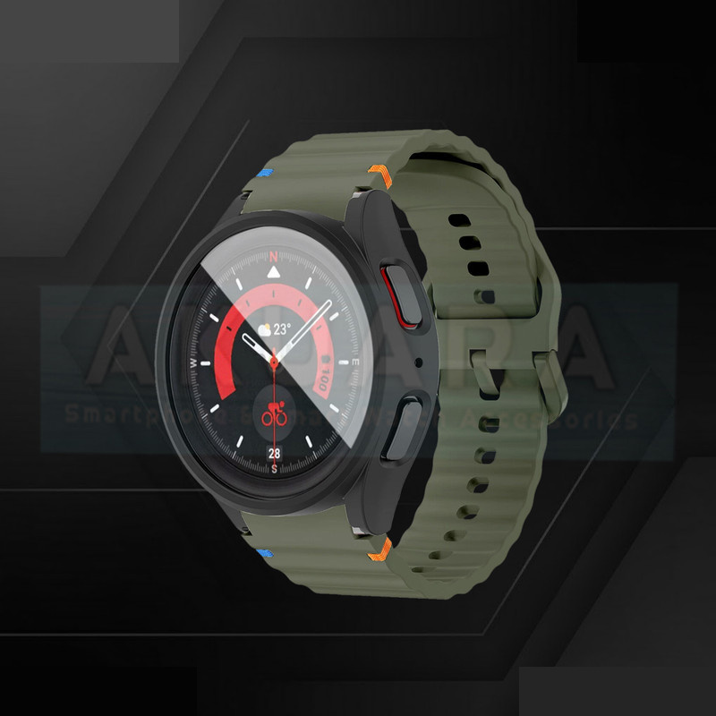 بند آکوآرا مدل NewV7 GRDH bk مناسب برای ساعت هوشمند سامسونگ Galaxy Watch 5 44mm به همراه کاور بند آکوآرا مدل NewV7 GRDH bk مناسب برای ساعت هوشمند سامسونگ Galaxy Watch 5 44mm به همراه کاور