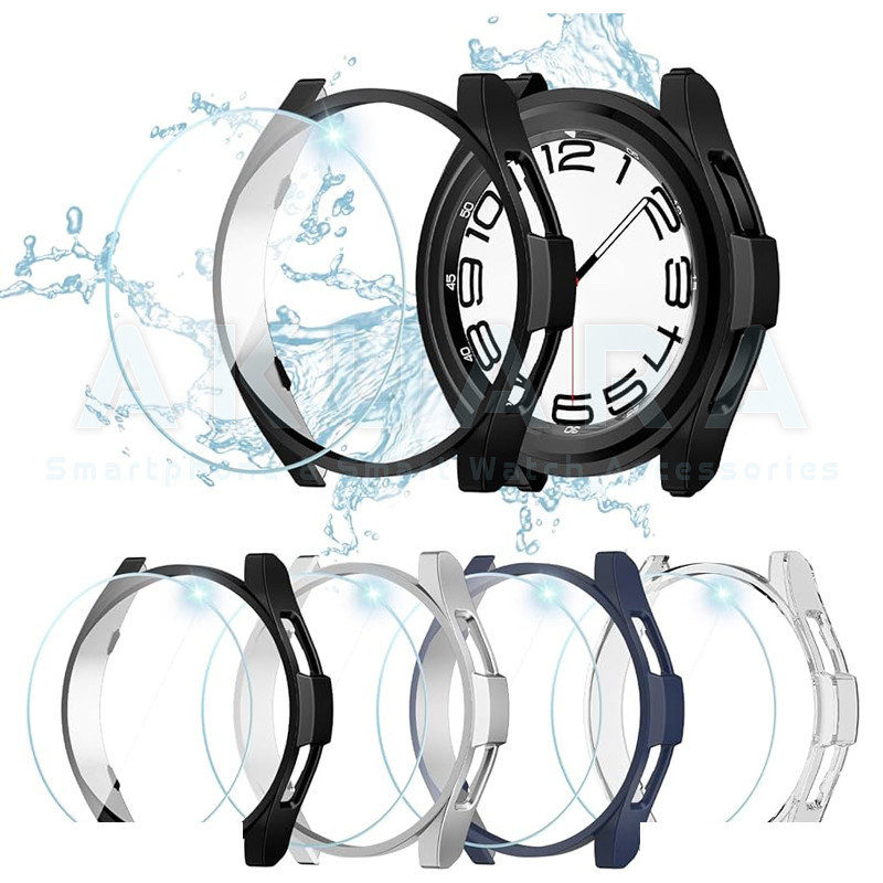 کاور آکوآرا مدل Full Protection Guard مناسب برای ساعت هوشمند سامسونگ Galaxy watch 4 Classic 46mm به همراه محافظ صفحه نمایش
