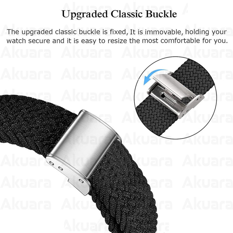 بند ساعت آکوآرا مدل Woven GK مناسب برای ساعت هوشمند شیائومی Mi Band 8/9 41mm بند ساعت آکوآرا مدل Woven GK مناسب برای ساعت هوشمند شیائومی Mi Band 8/9 41mm
