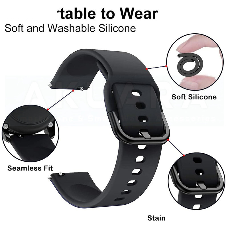 بند آکوآرا مدل Silicone SG AK مناسب برای ساعت هوشمند شیائومی Redmi Watch 5 Active / Watch 5 Lite بند آکوآرا مدل Silicone SG AK مناسب برای ساعت هوشمند شیائومی Redmi Watch 5 Active / Watch 5 Lite