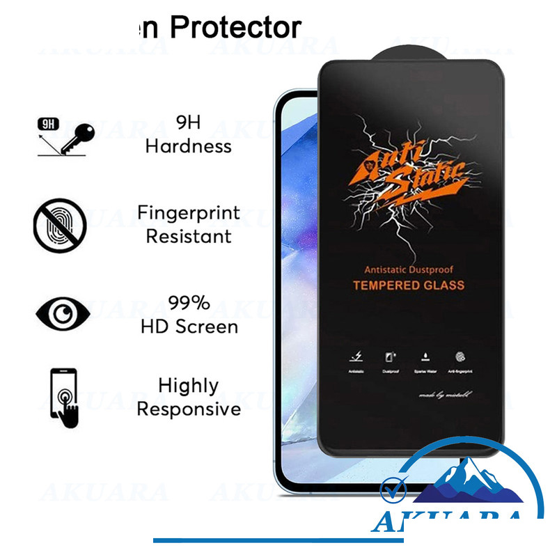 محافظ صفحه نمایش آکوآرا مدل Antistatic AKU مناسب برای گوشی موبایل سامسونگ Galaxy A36 / A56 / S24Fe محافظ صفحه نمایش آکوآرا مدل Antistatic AKU مناسب برای گوشی موبایل سامسونگ Galaxy A36 / A56 / S24Fe