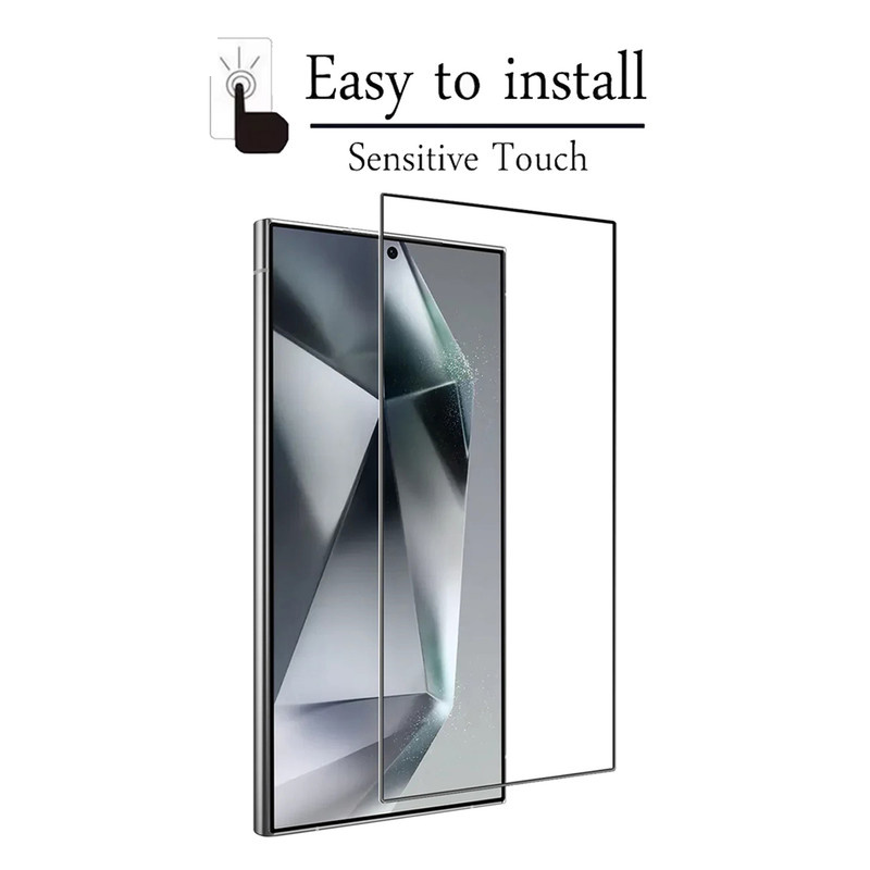 محافظ صفحه نمایش آکوآرا مدل Full-Pack مناسب برای گوشی موبایل سامسونگ Galaxy S24 Ultra 5G به همراه محافظ لنز دوربین