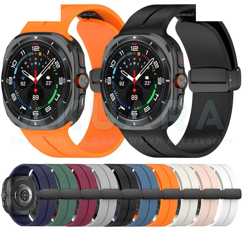 بند آکوآرا مدل Silicone Magnet مناسب برای ساعت هوشمند سامسونگ Galaxy Watch 7 Ultra 47 mm بند آکوآرا مدل Silicone Magnet مناسب برای ساعت هوشمند سامسونگ Galaxy Watch 7 Ultra 47 mm