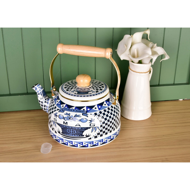 کتری هپی فمیلی طرح سبد  کد 03 گنجایش 2.5 لیتر