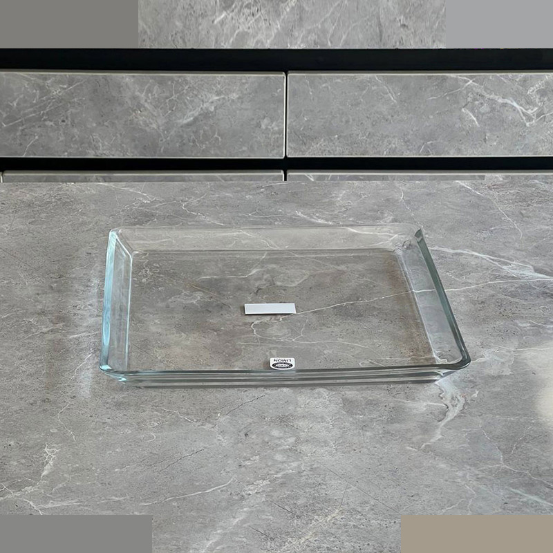 شیرینی خوری لیمون مدل مربع شیشه ای کد 2286