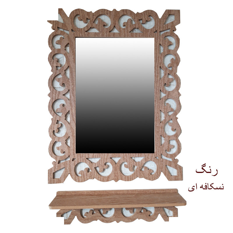 آینه خونه خاص مدل یاقوت به همراه شلف دیواری