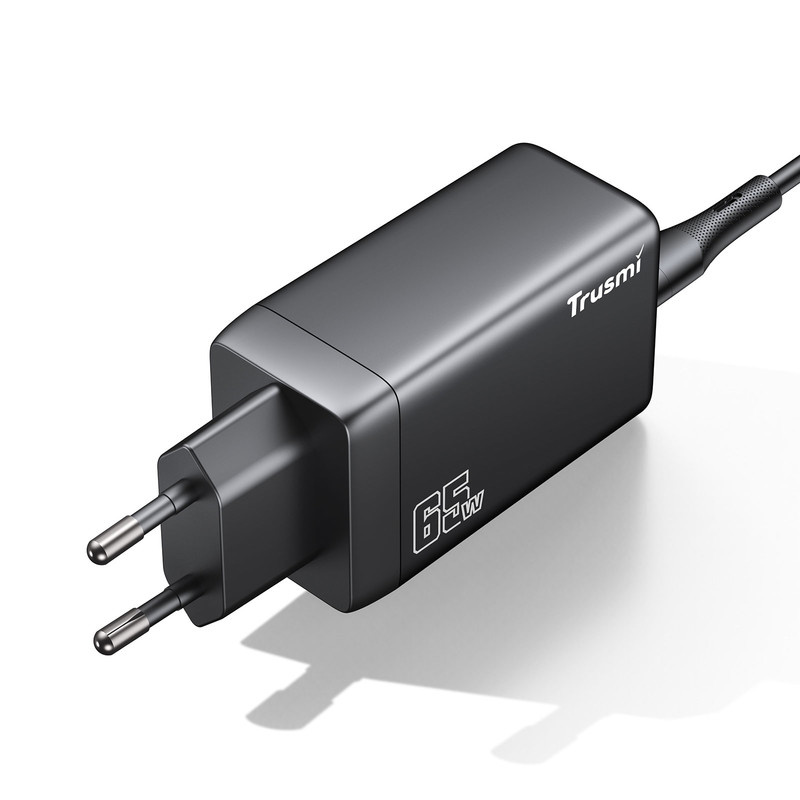 شارژر دیواری 65 وات سه پورت تراسمی مدل CH05-047 به همراه کابل USB-C شارژر دیواری 65 وات سه پورت تراسمی مدل CH05-047 به همراه کابل USB-C