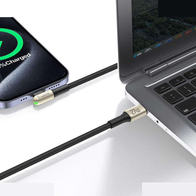 کابل تبدیل USB-C به لایتنینگ تراسمی مدل °90-CA48-11 طول 1متر کابل تبدیل USB-C به لایتنینگ تراسمی مدل °90-CA48-11 طول 1متر