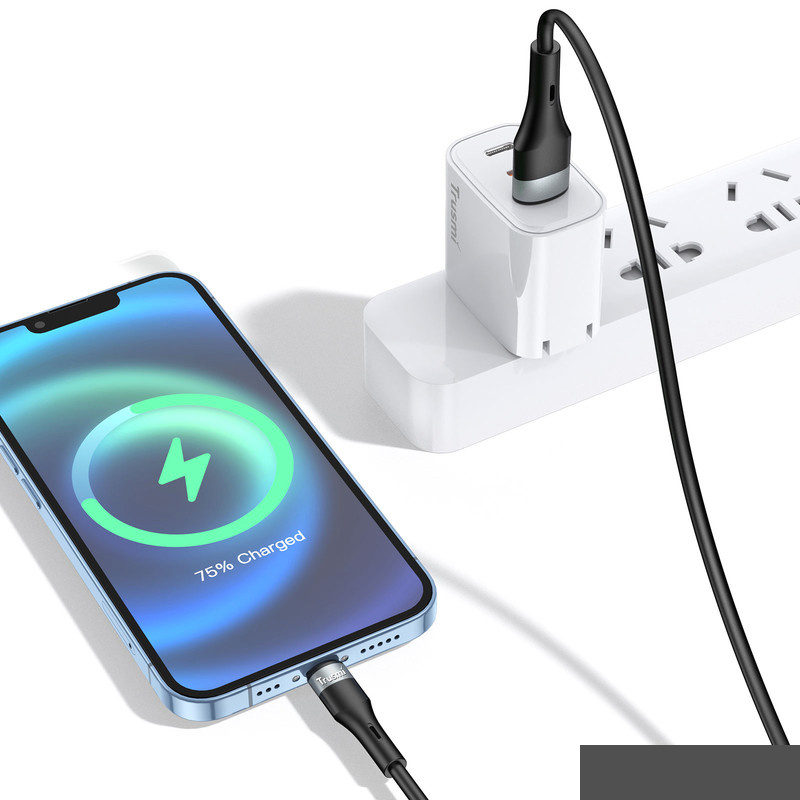 کابل تبدیل USB-C به لایتنینگ تراسمی مدل CA34-065-066-067-068 طول 1متر کابل تبدیل USB-C به لایتنینگ تراسمی مدل CA34-065-066-067-068 طول 1متر