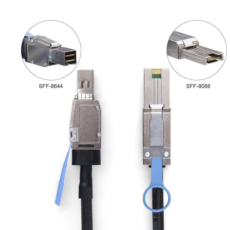 کابل تبدیل Mini SAS SFF-8644 به SFF-8088 اسمارطور مدل SM211 طول 1 متر کابل تبدیل Mini SAS SFF-8644 به SFF-8088 اسمارطور مدل SM211 طول 1 متر