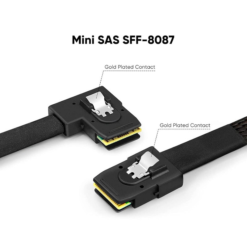 کابل تبدیل Mini SAS SFF-8087 به SFF-8087 اسمارطور مدل SM38-90 طول 0.8 متر کابل تبدیل Mini SAS SFF-8087 به SFF-8087 اسمارطور مدل SM38-90 طول 0.8 متر