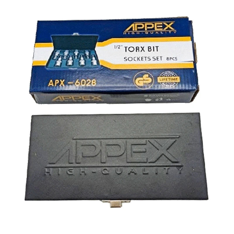 آلن بکس اپکس مدل AJ-APX-6028-1\2INCH S مجموعه 8عددی آلن بکس اپکس مدل AJ-APX-6028-1\2INCH S مجموعه 8عددی