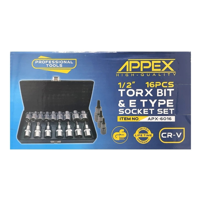 آلن بکسی اپکس مدل AJ-APX-6016-1\2INCH مجموعه 16عددی آلن بکسی اپکس مدل AJ-APX-6016-1\2INCH مجموعه 16عددی