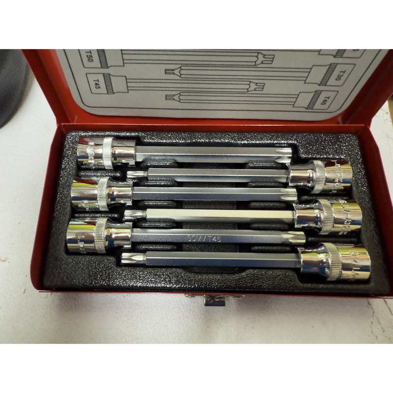 آچار آلن بکسی لایت مدل فوق بلند کد SMT-TORX-LONG-JAPN-LIGHT-1/2-S2026مچموعه 6 عددی آچار آلن بکسی لایت مدل فوق بلند کد SMT-TORX-LONG-JAPN-LIGHT-1/2-S2026مچموعه 6 عددی