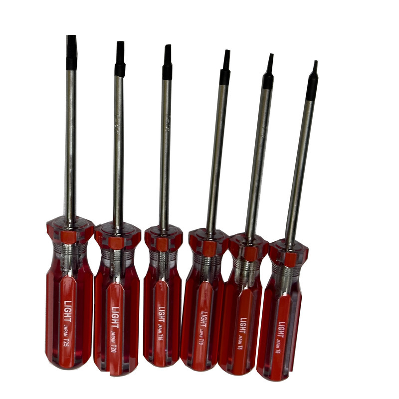 پیچ گوشتی لایت مدل SMT-LIGHT-JAPAN--T6-T25-6cs بسته 6 عددی پیچ گوشتی لایت مدل SMT-LIGHT-JAPAN--T6-T25-6cs بسته 6 عددی