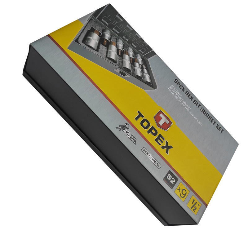 آچارآلن بکسی تاپکس مدل SMT-TOPEX-9PCS-ALEN BOXI-H مجموعه 9 عددی آچارآلن بکسی تاپکس مدل SMT-TOPEX-9PCS-ALEN BOXI-H مجموعه 9 عددی