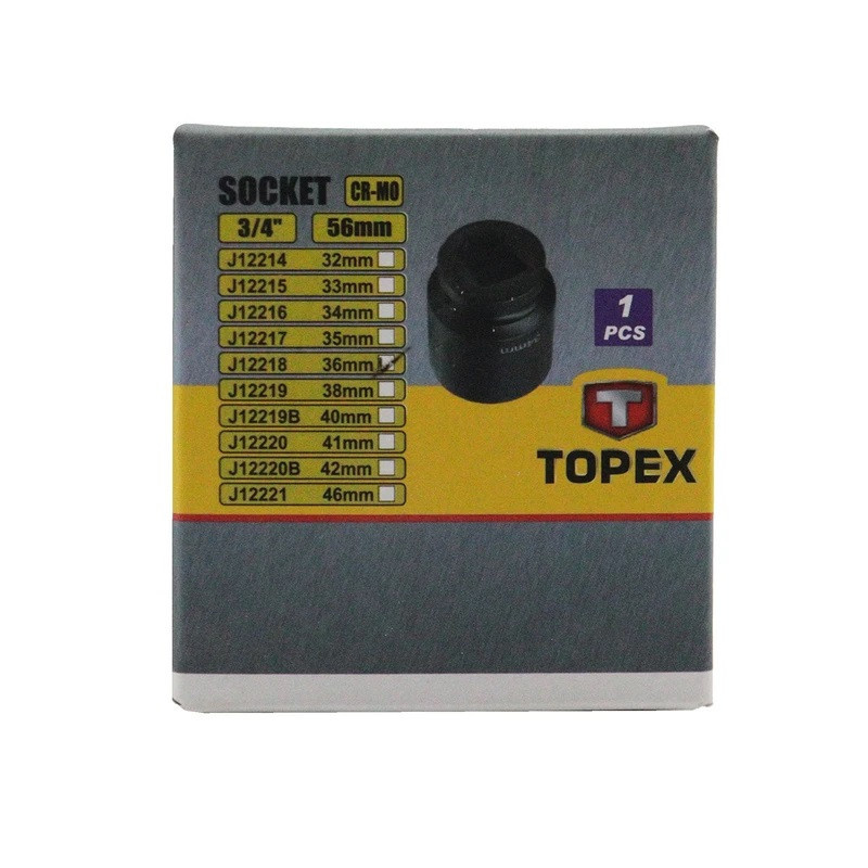 سری بکس تاپکس مدل فشار قوی کد SMT-TOPEX-3/4INCH-36MM--MESHKI-FESHAR GAVI سایز 36 میلی متر سری بکس تاپکس مدل فشار قوی کد SMT-TOPEX-3/4INCH-36MM--MESHKI-FESHAR GAVI سایز 36 میلی متر