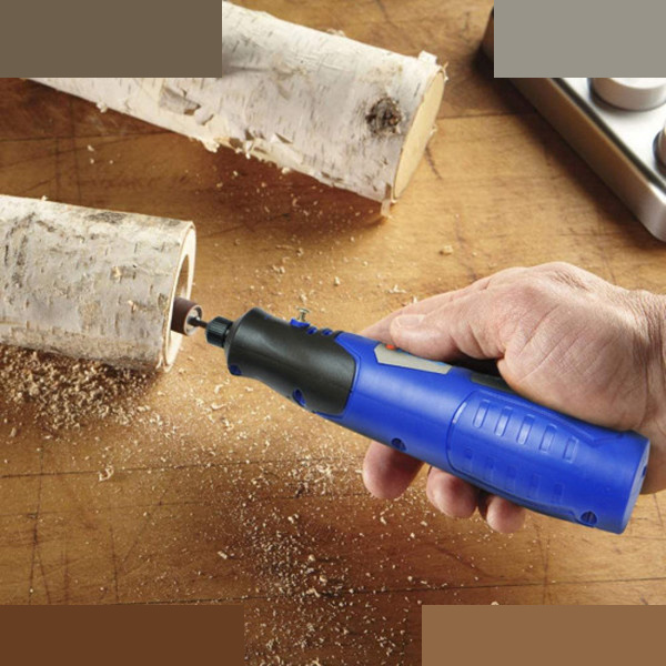 کیت فرزمینیاتوری وی تولز مدل شارژِی کد.SMT-VTOOLS-MINI GRINDER-3.6V-VT212-43pcs مجموعه 43 عددی