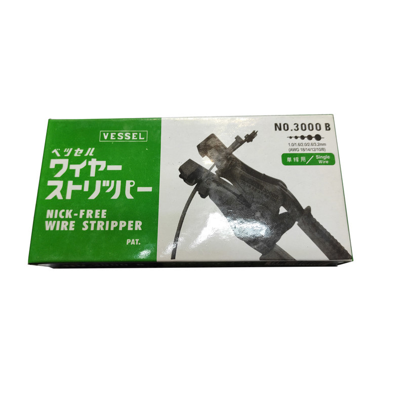 سیم لخت کن اتوماتیک وسل مدل3000BکدSMT3000B-JAPAN-NICK-FREE WIRE STRIPPERسایز 7اینچ سیم لخت کن اتوماتیک وسل مدل3000BکدSMT3000B-JAPAN-NICK-FREE WIRE STRIPPERسایز 7اینچ