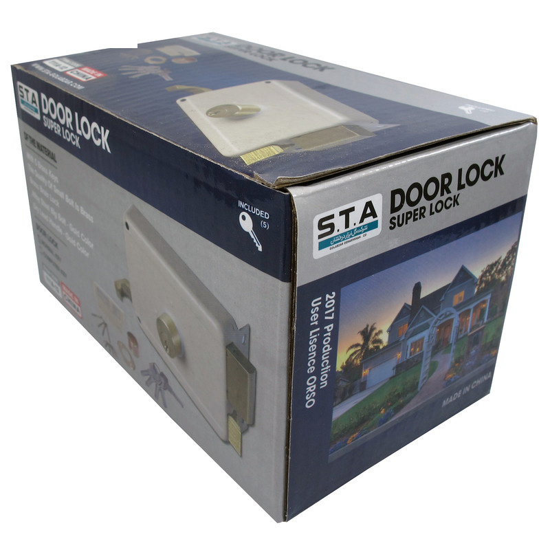 قفل حیاطی اس تی ای مدل 111A-12