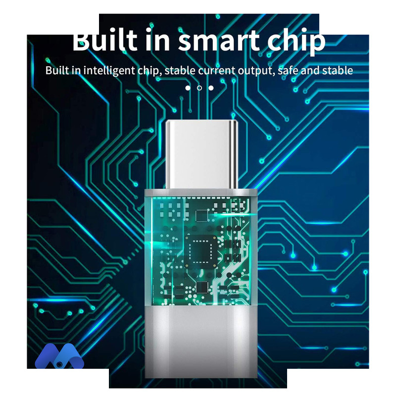 مبدل MicroUSB به USB-C مجنیتک مدل MC4 مبدل MicroUSB به USB-C مجنیتک مدل MC4