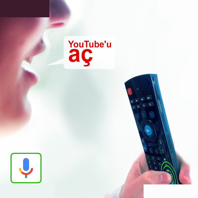 ریموت ایر ماوس مدل میکروفون دار کد MX3-MIC ریموت ایر ماوس مدل میکروفون دار کد MX3-MIC