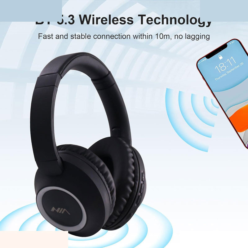 هدفون بی سیم نیا مدل NX200 هدفون بی سیم نیا مدل NX200
