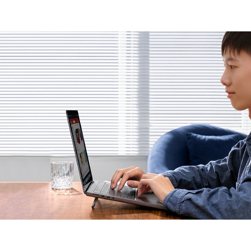 پایه نگهدارنده لپ تاپ باسئوس مدل Slim Laptop Kickstand LUZC000013 بسته 2 عددی پایه نگهدارنده لپ تاپ باسئوس مدل Slim Laptop Kickstand LUZC000013 بسته 2 عددی