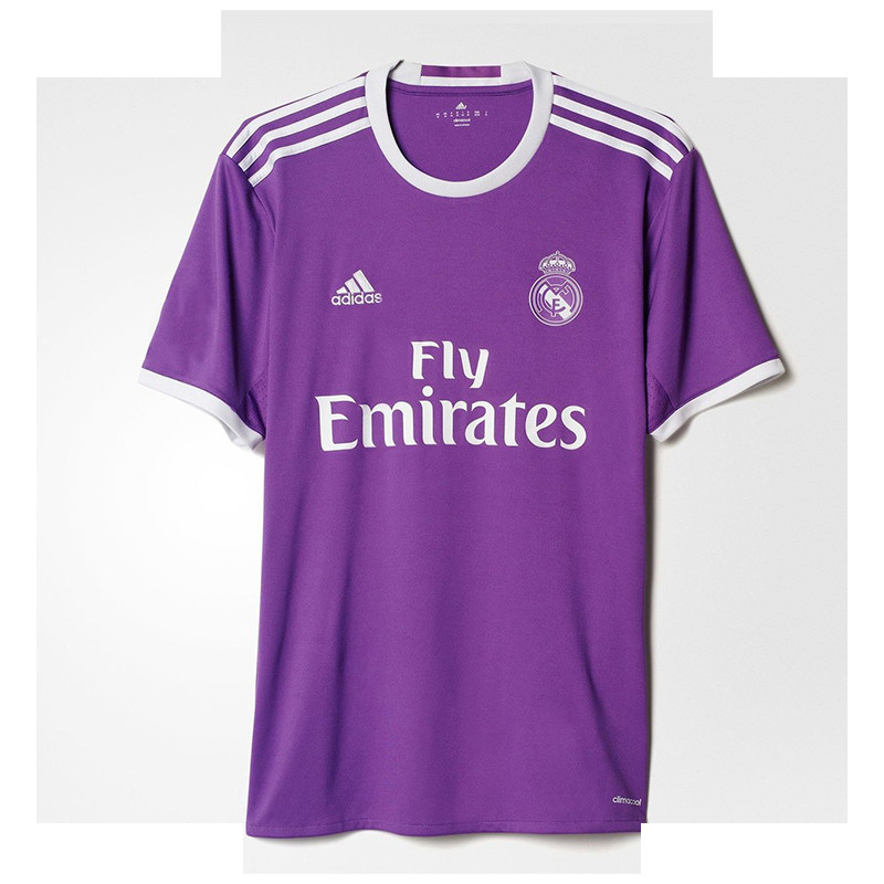 تی شرت ورزشی مردانه مدل رئال مادرید Away 2017 بنفش تی شرت ورزشی مردانه مدل رئال مادرید Away 2017 بنفش