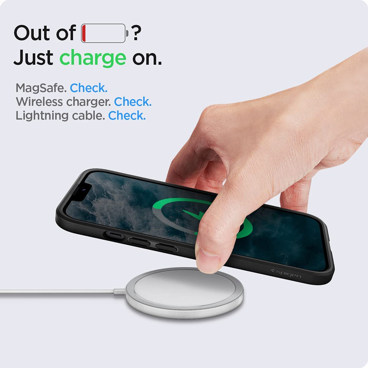 قاب اسپیگن (Spigen) مدل Ultra Hybrid مناسب برای موبایل iphone 13 قاب اسپیگن (Spigen) مدل Ultra Hybrid مناسب برای موبایل iphone 13