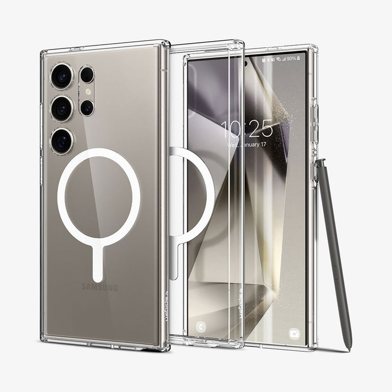 کاور اسپیگن مدل Ultra Hybrid OneTap Metal Ring MagFit مناسب برای گوشی موبایل سامسونگ Galaxy S24 Ultra کاور اسپیگن مدل Ultra Hybrid OneTap Metal Ring MagFit مناسب برای گوشی موبایل سامسونگ Galaxy S24 Ultra