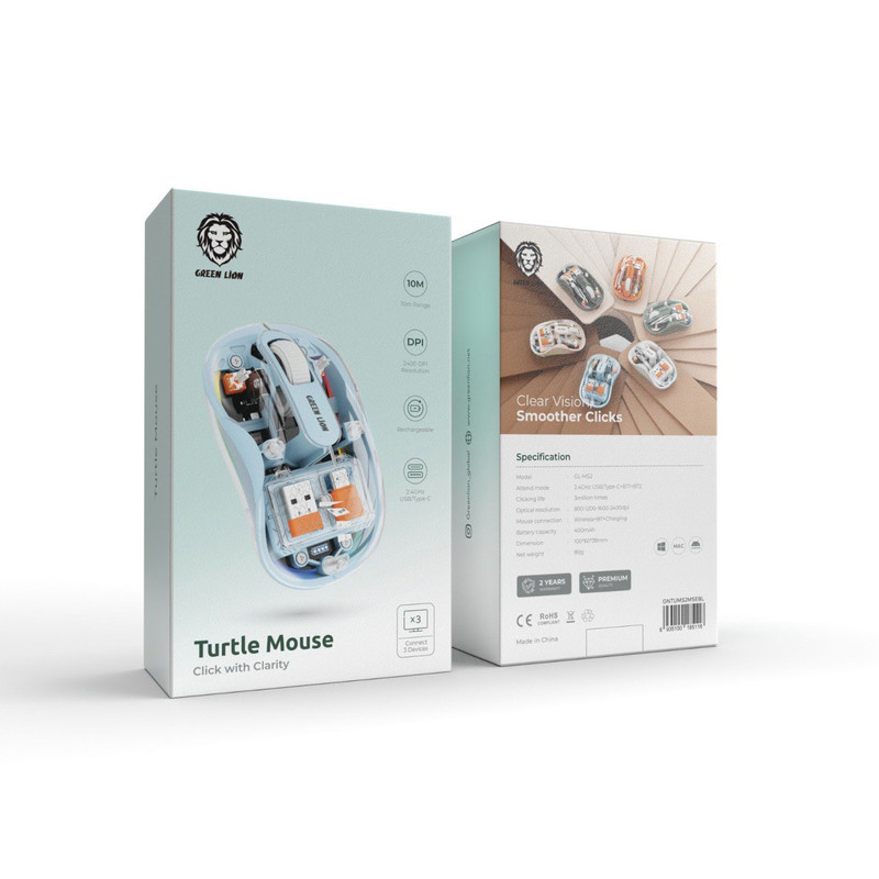 ماوس بی سیم گرین لاین مدل Turtle ماوس بی سیم گرین لاین مدل Turtle