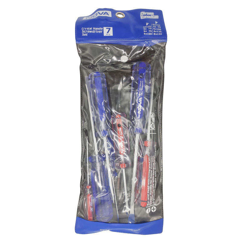 پیچ گوشتی نووا مدل NTS1015 بسته 7 عددی پیچ گوشتی نووا مدل NTS1015 بسته 7 عددی